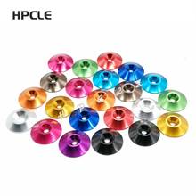5pcs  M3*18*3.5 3mm  M 4 x 18 x 3.5mm   Aluminum Alloy Countersunk Conical Grommet Gasket Washer Spacer Anodize Multi-color 2024 - buy cheap