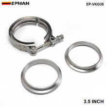 3.5" V-Band Kit Heavy Duty Clamp Flange Set for Exhaust Downpipe Turbo Dump Pipe EP-VKG35 2024 - buy cheap