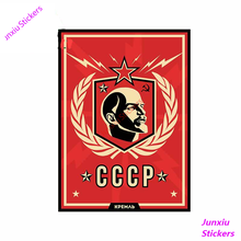 Lenin CCCP Communist Party Car Stickers Refrigerator Camper Decal Windshield Fine Scratch-Proof Exterior Decoration KK13*10cm 2024 - buy cheap