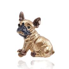 CINDY XIANG Cute Small Dog Brooches for Women and Kids Enamel Animal Pin Coat Dress Accessories Bijouterie Broches Gift 2024 - buy cheap