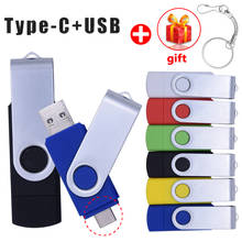 Unidad Flash USB OTG tipo C 2,0 plateada, pendrive de alta velocidad para teléfono inteligente/portátil, 8GB, 16GB, 32GB, 64GB, 128GB 2024 - compra barato