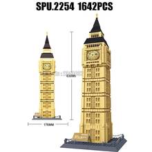 8014/5216 de 1642 Uds famoso edificio de arquitectura Big Ben juguete de bloques de construcción 2024 - compra barato