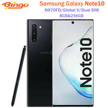 Samsung Galaxy Note10 N970FD Dual SIM Original Mobile Phone Exynos 9825 Octa Core 6.3" Triple Dual 12MP&16MP 8GB RAM&256GB NFC 2024 - buy cheap