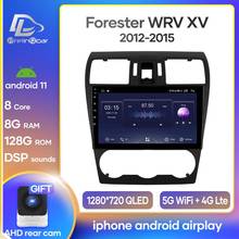 Prelingcar Android 10.0 For Subaru Forester WRV XV 2012-2015 Car Radio Multimedia Video Player GPS Navigation NO 2 din DVD DSP 2024 - buy cheap