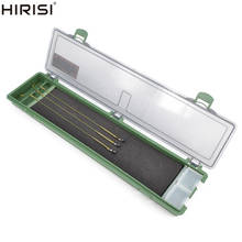 Hirisi Carp Fishing Tackle Box Stiff Hair Rig Board with Pins Carp Fishing Rig Box Wallet Rig Storage Box 2024 - buy cheap