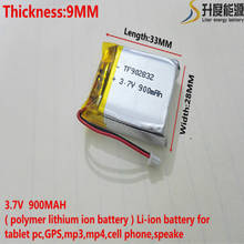 3.7V 900mAh 902833 Lithium Polymer Li-Po li ion Rechargeable Battery cells For Mp3 MP4 MP5 GPS  mobile bluetooth 2024 - buy cheap