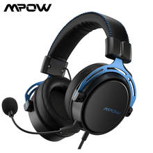 Mpow Air SE Gaming Headset 3.5mm Wired Headset Surround Sound Gaming Headphone With Noise Canceling Mic for PS4 PC Switch Gamer 2024 - купить недорого