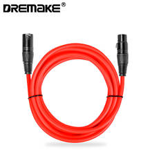 DREMAKE Pro Audio XLR Cable Cord 3Pin XLR Male to XLR Female Balanced Speaker Cable For Microphone Stage Live & Sound Amplifier 2024 - buy cheap