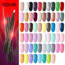 ROSALIND Gel barniz uñas pluma verano Neon Color Gel de barniz híbrido para arte de uñas extensión Set manicura lámpara LED capa de Base superior 2024 - compra barato