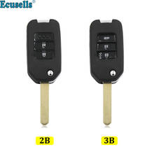 Folding Flip Remote Key Shell 2/3 Button For Honda Civic Accord CRV Jazz Fit Marina Wisdom XRV CITY HON66 uncut 2024 - buy cheap