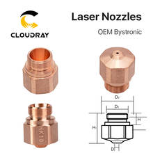 Лазерные насадки Cloudray, слой диаметром 28 мм, калибр 1,0-3,0 для OEM, головка для резки волоконного лазера 10 шт./лот 2024 - купить недорого
