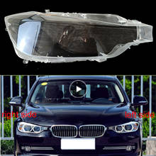 Front Headlamps Transparent Lampshades Lamp Shell Masks Headlights Cover Lens Headlight For BMW 3 Series F30 F35 2013-2015 2024 - buy cheap