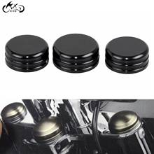 Kit de cubiertas de tuerca de horquilla superior CNC para motocicleta, negro, para Harley Sportster 883, 1200, XL883, XR1200X, Dyna, FXD, FXDL, Sofatil, FLS, FLSTF 2024 - compra barato