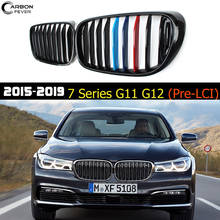 For BMW G11 G12 Front Bumper Grille Kidney Grid Mesh 7 Series Sedan 730i 740i 750i 2016 - 2019 Pre-lci Replacement ABS Grill 2024 - buy cheap