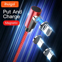 ! ACCEZZ Магнитный кабель для iPhone X XS MAX XR 8 Быстрая зарядка Micro USB Type C для Samsung S10 Магнитный зарядный кабель для телефона шнур 2 м 2024 - купить недорого
