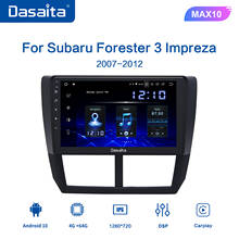 Multimídia android 10 para carro subaru forester wrx 2008 2009 2010 2011 2012, 9 ", ips, multimídia, navegação por gps, rádio, carplay, android 10 2024 - compre barato