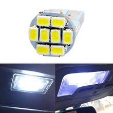 Luz de led branca para carro, t10, 1206, 3020, smd, iluminação para carro, leitura ampla, placa, tronco de luzer, lâmpada para pés, dc 12v 2024 - compre barato