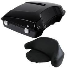 Motorcycle 5.5" Razor Trunk Backrest For Harley Touring Tour Pak Road King Street Electra Glide 1997-2013 2012 2024 - buy cheap