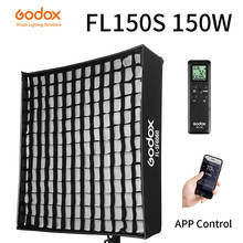 Godox-Lámpara de tela enrollable FL150 de 150W, luz LED Flexible para vídeo con rejilla de panal, Softbox + controlador + Control Remoto + aplicación 2024 - compra barato