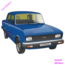 Funny Car Stickers and Decals AZLK Moskvich 2140 Bodywork Windshield Suv Decoration Auto Graffiti Styling Accessories KK 15*10cm 2024 - buy cheap