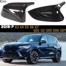 Rearview Mirror Carbon Fiber Replacement Door Mirror Covers for BMW X3 X4 X5 X6 X7 2019+ G01 G02 G05 G06 G07, Not for M Models 2024 - buy cheap