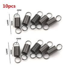 10pcs/lot 10mm Draw To 30mm Stainless Steel Small Tension Spring With Hook For Tensile DIY Toys 2024 - buy cheap