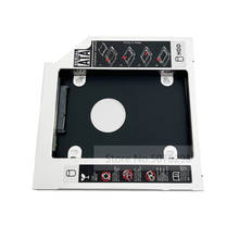 SATA 2-й второй HDD SSD жесткий диск Оптический bay Caddy адаптер для HP dv6-6110 dv6-7054er dv6-1315sv dv6-6154NR 2024 - купить недорого