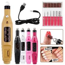 Electric Nail Drill Machine Tool Manicure Ceramic Cutter Drill Bits Rotary Burrs mover Professional Nail File Art Equipment Tool 2024 - buy cheap