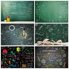 Back To School Photography Backdrop Pen Book Blackboard Child Party Decor Photographic Background Photocall Photo Studio Shoot 2024 - buy cheap