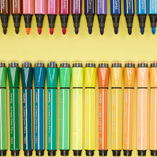 12pçs caneta aquarela com selo, pintura de desenho arte grafite de pintura, os estudantes podem escrever materiais escolares infantis 2024 - compre barato