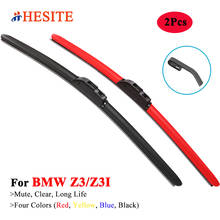 HESITE Colorful Windshield Wiper Blade For BMW Z3 Z3I E36 Coupe Roadster 1995 1996 1998 1999 2000 2001 2002 2003 Red Blue Wipers 2024 - buy cheap