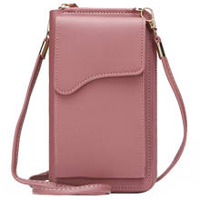 High Quality pu Leather Small Shoulder Bag Casual Handbag Crossbody Bags for Women Phone Pocket Girl Purse Messenger Bags 2024 - buy cheap