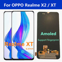 6.4" Amoled x2 lcd For OPPO Realme XT RMX1921 LCD Display Touch Screen Digitizer Assembly For Oppo Realme X2 RMX1991 LCD 2024 - buy cheap