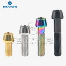 Wanyifa Titanium Bolt M10x20 25 30 35 40 45 50mm Pitch 1.25mm Hex Head Screws for Motorcycle Car 2024 - buy cheap