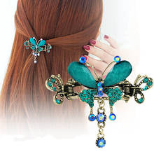 Tassel Hair Clips for Women Girls Braided Hair Clip Styling Tools Hair Accessories Hairpins Fashion Crystal Butterflies Barrette 2024 - buy cheap