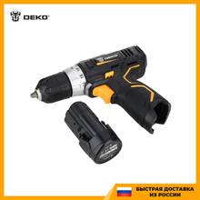DEKO-Taladro Inalámbrico GCD12DU3, destornillador en caja, herramientas eléctricas para el hogar, reparación de construcción