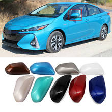 Car Wing Door Side Mirror  Housing Shell Outside Rear View Mirror Cover Cap Case for Toyota Prius 2016 2017 2018 2019 2024 - buy cheap