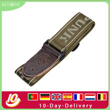 NAOMI Guitar Strap Guitar Accessories Adjustable Shoulder Strap Musical Instrument Parts Dark Green New 2024 - buy cheap