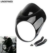 Máscara de carenado para Faro de motocicleta, montaje de parabrisas negro para Yamaha Bolt xvs 950 XVS 950 SPEC BOLT 14-19 2024 - compra barato