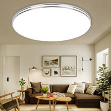 Luzes led para teto, iluminação ultrafina para sala de estar, 24w, 18w, 220v 2024 - compre barato