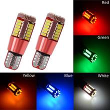 2PCS Car LED Clearance Lights T10 W5W 194 Canbus OBC Interior Map Reading Door License Plate Bulb Auto Lamp 3014 57SMD Chips 12V 2024 - buy cheap