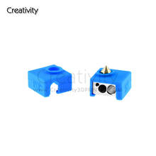 3D Printer MK8 Protective Silicone Sock Cover Case for Heater Block of CR10,10S,S4,S5 MK7/MK8/MK9 Hotend 2024 - compre barato