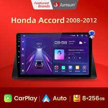 Junsun V1 pro AI Voice 2din магнитола андроид for Honda Accord 8 2008 - 2012 автомагнитола Аудио для авто GPS Track Carplay 2din dvd 2024 - купить недорого