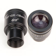 2 PCS High Eye Points Wide Field Eyepiece 10X FOV 18mm Biological Microscope Accessories 23.2mm 2024 - buy cheap