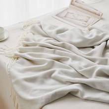 Manta de lã geométrica tricotada, cobertor para camas com borla, manta cobertor granulado de malha, sofá, xadrez, decoração de natal para casa 2024 - compre barato