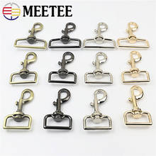 Meetee 5pcs 33-50mm Luggage Hardware Accessories KeyChain Dog Buckle Bag Shoulder Strap Hook Buckles DIY Webbing Lobster Clasp 2024 - buy cheap
