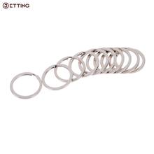10pcs Keyring Split Ring Silver Tone Split Lovely Key Rings For Keychain Making DIY Accessories  1.5x25mm 2024 - buy cheap
