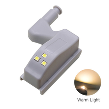 10pcs LED Inner Hinge Lamp Under Cabinet Lights Universal Wardrobe Cupboard Sensor Lights for Bedroom Kitchen Closet Night Lamp 2024 - buy cheap