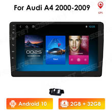 Radio con GPS para coche, reproductor multimedia con Android, 2DIN, WiFi, Bluetooth, 4G, USB, DAB +, para Audi A4, B6, 2000-2009, S4, RS4 2024 - compra barato