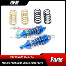 GPM 1/16 MINI E-REVO SUMMIT Monster Truck Metal Aluminum Alloy Front Rear Universal Shock Absorbers RC Car Parts 2024 - buy cheap